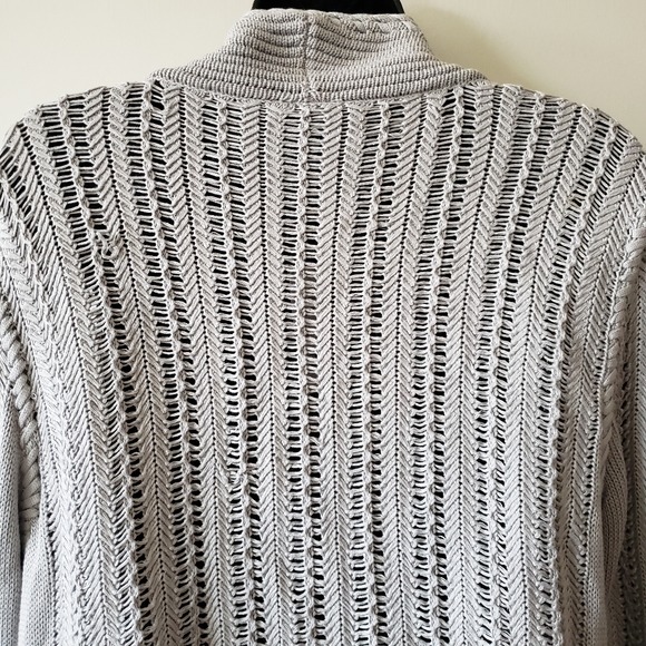 Magaschoni Open Knit Cardigan Sweater - Picture 8 of 14